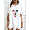 Oversized T Shirt Dress Black Colorful Lobster Print Summer Casual Wear