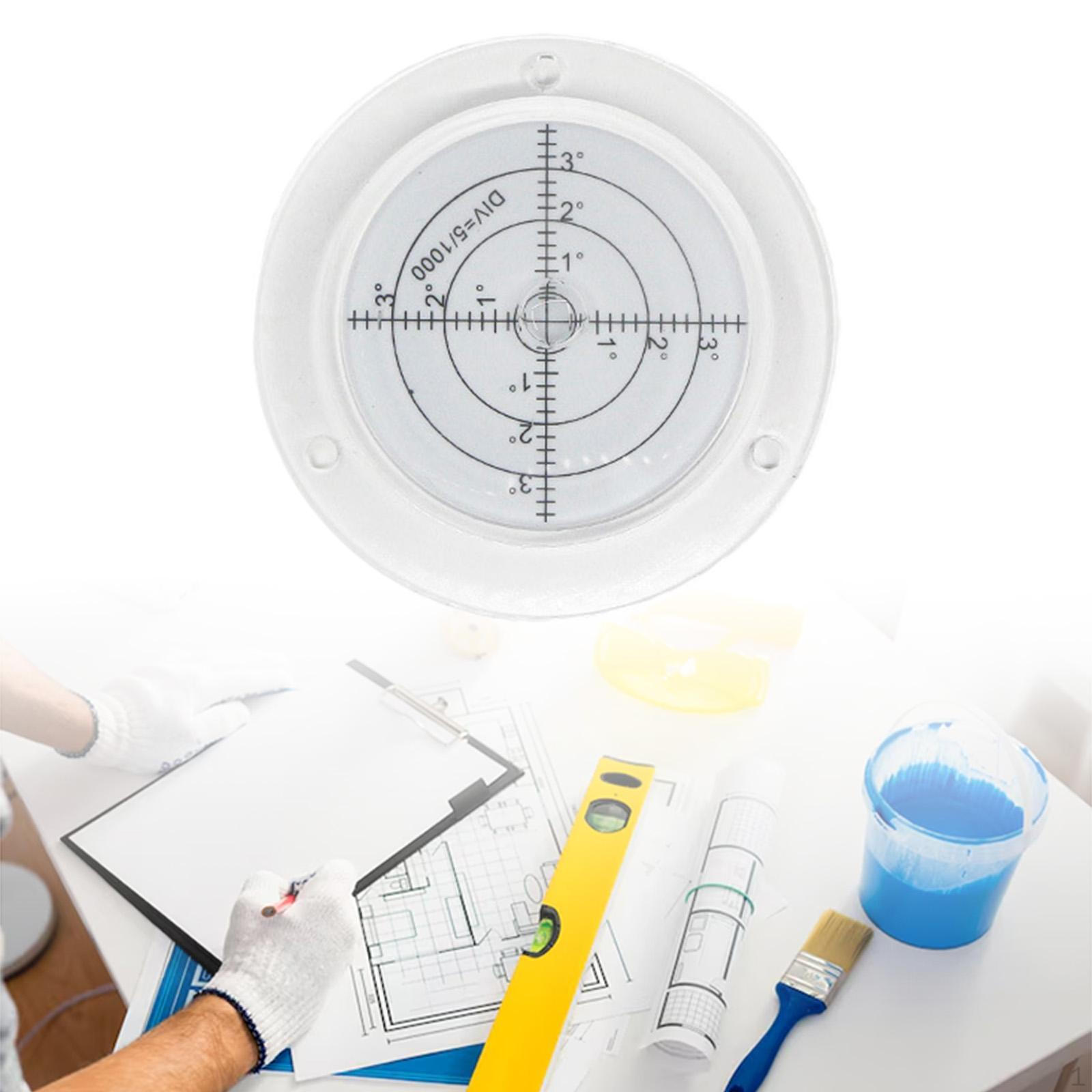 

Горизонтальный пузырьковый карданный уровень Плотницкий измерительный инструмент для выравнивания для проигрывателей белый