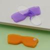 B66340-2 Silicone Clip-on Reading Glasses, Portable Fashionable Small Frame with Case for Men & Women
