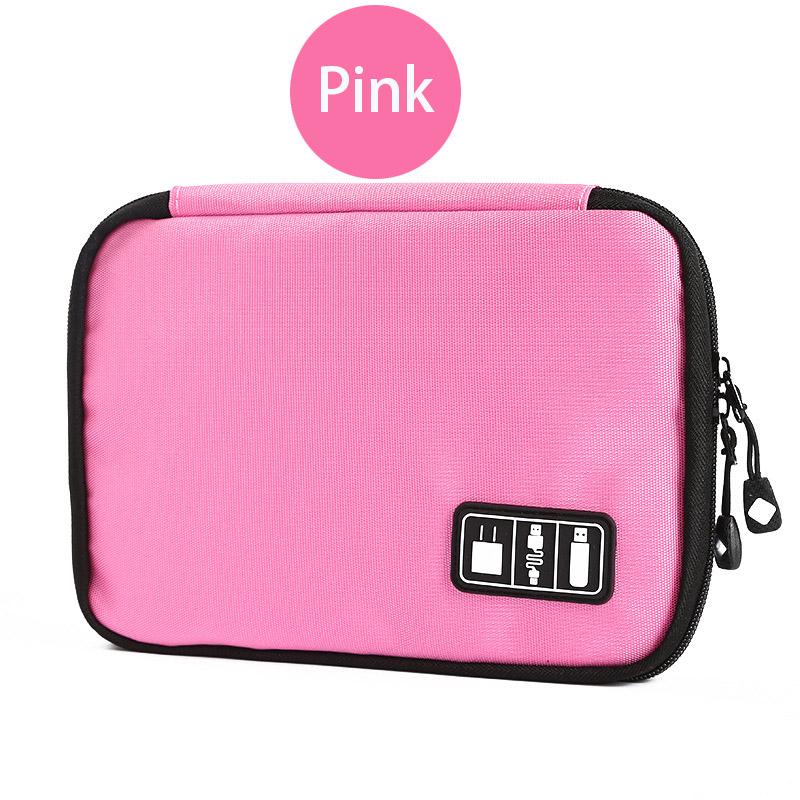 Travel Storage Bags Shockproof Flash Drive USB Cable Earphone Organizer Digital Gadget Holder Cell phone Mobile USB Charger Case