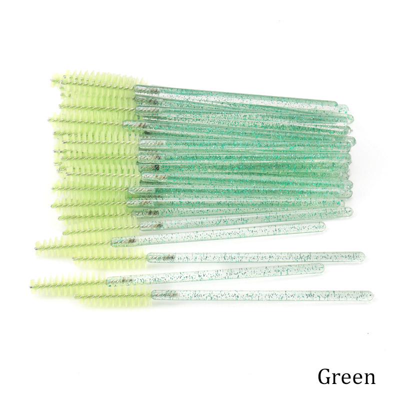 50Pcs Eyelash Extension Disposable Eyebrow Brush Mascara Wand Applicator Spoolers Eye Lashes Cosmetic Brushes Set Makeup Tools