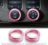 Chevrolet Silverado 22-23 Decorative Rings for A/C Knobs & Headlight Switches