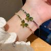 Light Luxury Colorful Butterfly Bow Bracelet For Women With Zirconia Jewelry Gift