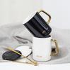 European Ceramic Cup Creative Mug Household Gold-Plated Couple Pair Cup Water Cup Coffee Cup Gift Customization
