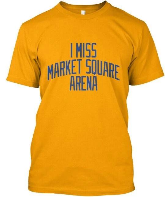

Naming Wrongs Market Square Yellow I Miss Arena T shirt Made in USA S to 5XL S