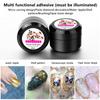 20Ml Strong Solid Nail Rhinestone Glue No-Wipe Jewelry Adhesive Gel Diamond Crystal Gems Bling Soak Off Tips Glue Manicure Tools