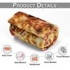 Double Sided Soft Flannel Giant Flour Blanket Burritos Tortilla Throw 285 GSM Taco Blankets Fly Pie Pizza Warm Wrap Food Blanket