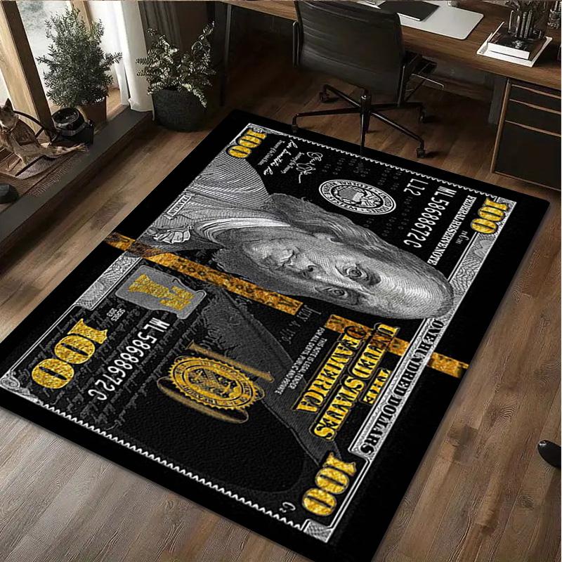 Money Rug - Home carpet Office Decorative Carpet For Living Room Bedroom Door Mat Floor Rug Computer Chair Area Rug