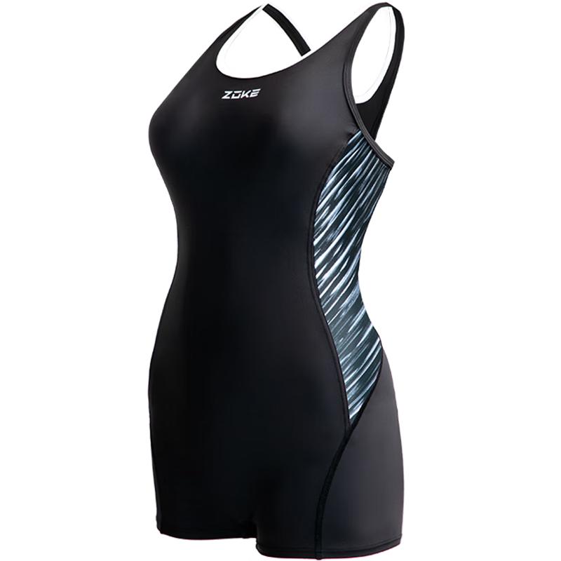 ZOKE Women's One-Piece Flat-Leg Competition Swimsuit