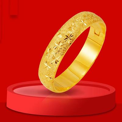 Vietnam Sandvergoldet 15N Kupfer Sternschnalle Damen Hochzeitsarmband