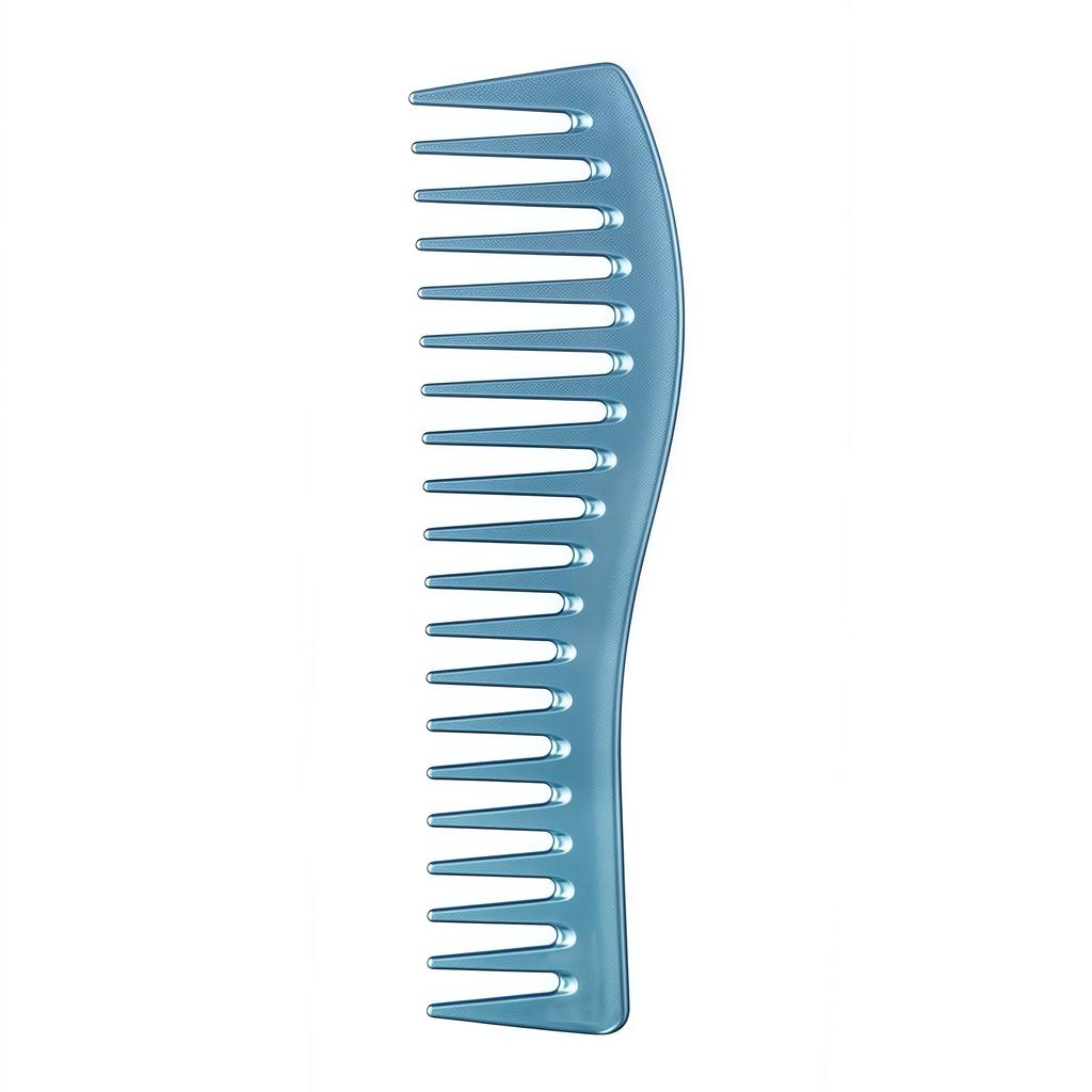 Men's Hair Grooming Tool - Wide-Tooth Styling Comb - Durable ABS Plastic Handle - Ergonomic Retro Design for Hair Dyeing