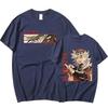 Japanese Anime Demon Slayer Orochi Pattern Print T-Shirt Unisex Demon Slayer Hakuraku T-Shirt