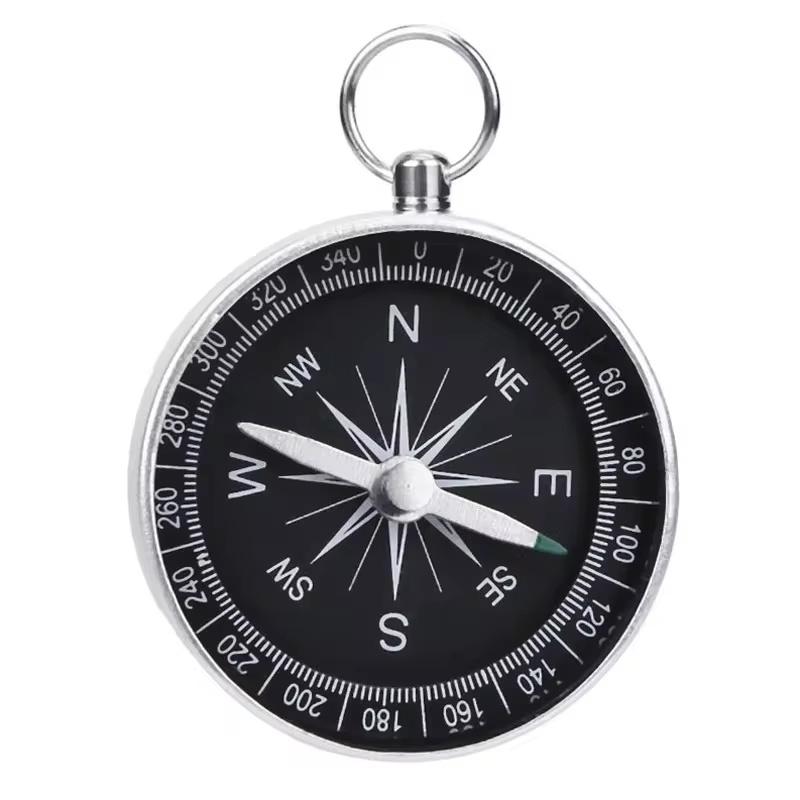 G44 Compass Keychain Pendant Aluminum Alloy Metal Material Portable Gift Mini Pocket Outdoor Adventure Travel Compass G44 Compas