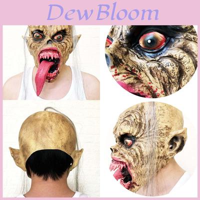 Halloween Mask Blood Ancestor Rubber Handmade Costume Prop