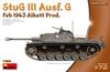 Miniart 3 Assault Gun Arquette February 1943 Plastic Model MA72101 1/72 No. Ausf.G