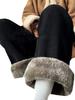 Extra-Thick Fleece-Lined Wide-Leg Pants Women's Fall/Winter Casual Relaxed Straight-Leg Pants