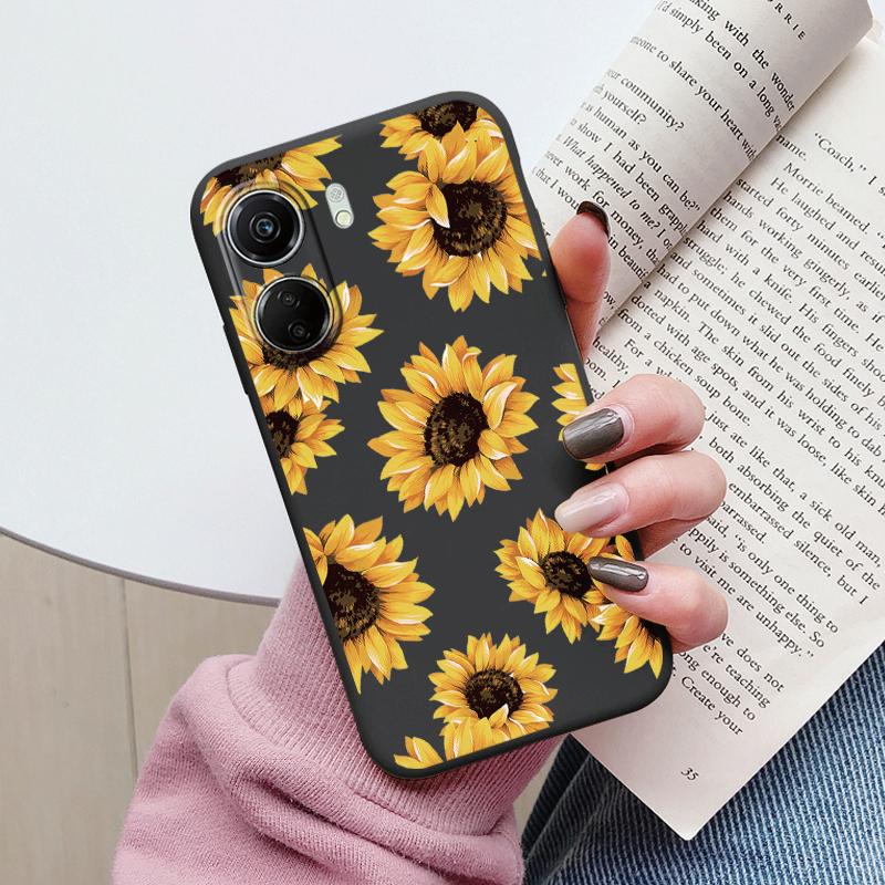 For Poco C65 Phone Case Silicone Soft TPU Protective Soft Cat Coque Para Fundas For Xiaomi Poco C65 Capa Little Dinosaur Shell