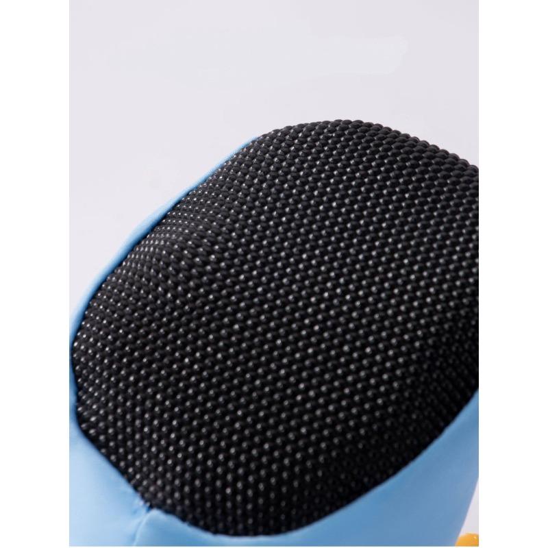 Non-slip Double-layer Large Dog Shoes for Medium and Large Dogs, Suitable for All Seasons, Black Foot Covers, A Pair of 4 Pieces, Pet Supplies
