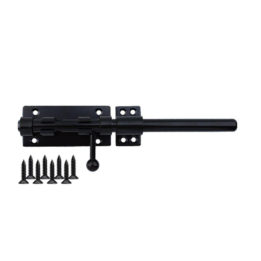 Stainless Steel Door Lock Solid Sliding Bolts Latches Hasp Bedroom Door Lock with Screws for Internal Door Enduring