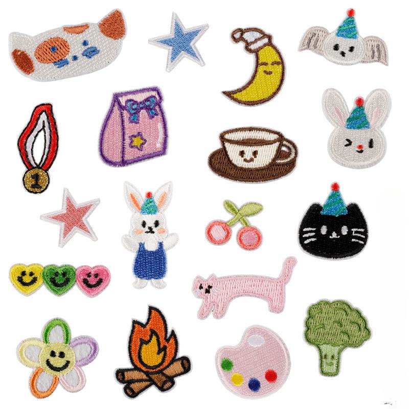 

Вышитая нашивка Wappen мультфильм животное еда одежда аксессуары нашивка аксессуары наклейка на ткань H3R-B-4-9