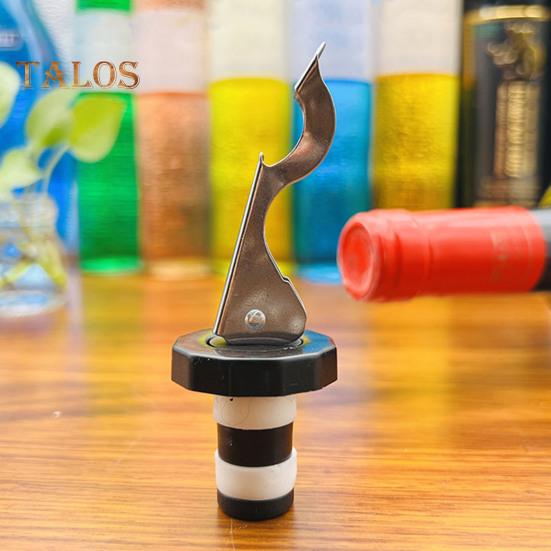 Wine Bottle Stopper Leak-proof Wine Stopper Push-type Design Silicone Wine Bottle Sealer for Home Kitchen