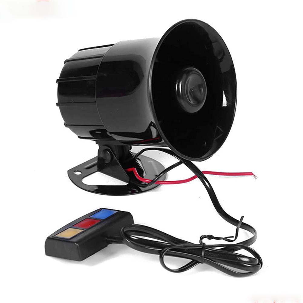 Car Speaker 110db 12V Allarme Auto Moto 3 Tone Siren Loudspeaker Car Horn Sirene Policia Moto Ambulance Car Alarm Sound Speakers