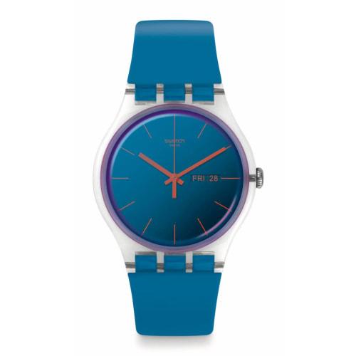 Swatch POLABLUE Transformation Watch SO29K702 Blue