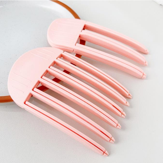 High Crown Styling Comb: Hair Root Volumizer & Geometric Padding Clip