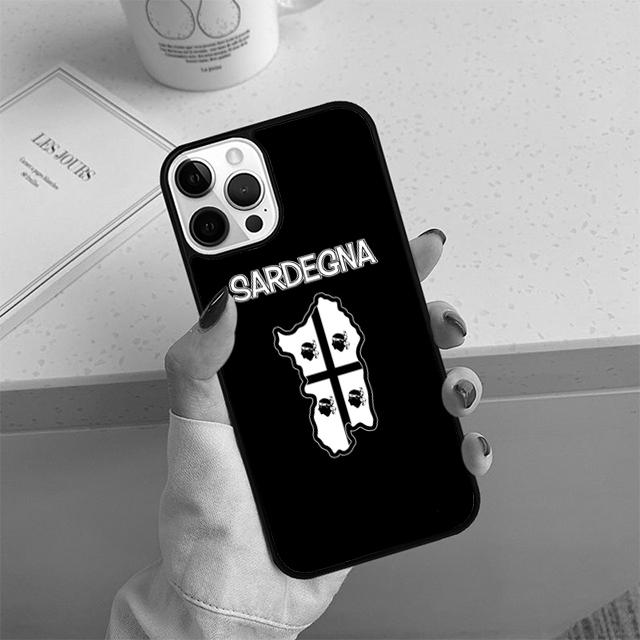 

Flag of Sardinia Phone Case For iPhone 17 Air 14 15 16 13 12 Cover For Apple 14 15 16 Pro Max 6S Plus Coque iPhone 17Air