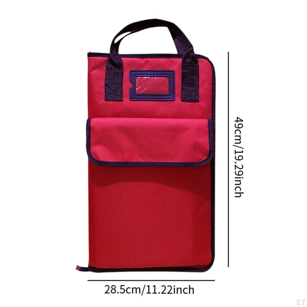 Carrying Case for Drumsticks with Pouch and Handle