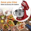 Gancio impastatore in acciaio inox per KitchenAid 4,5-5 quarti a testa reclinabile, pezzi di ricambio ganci per pane