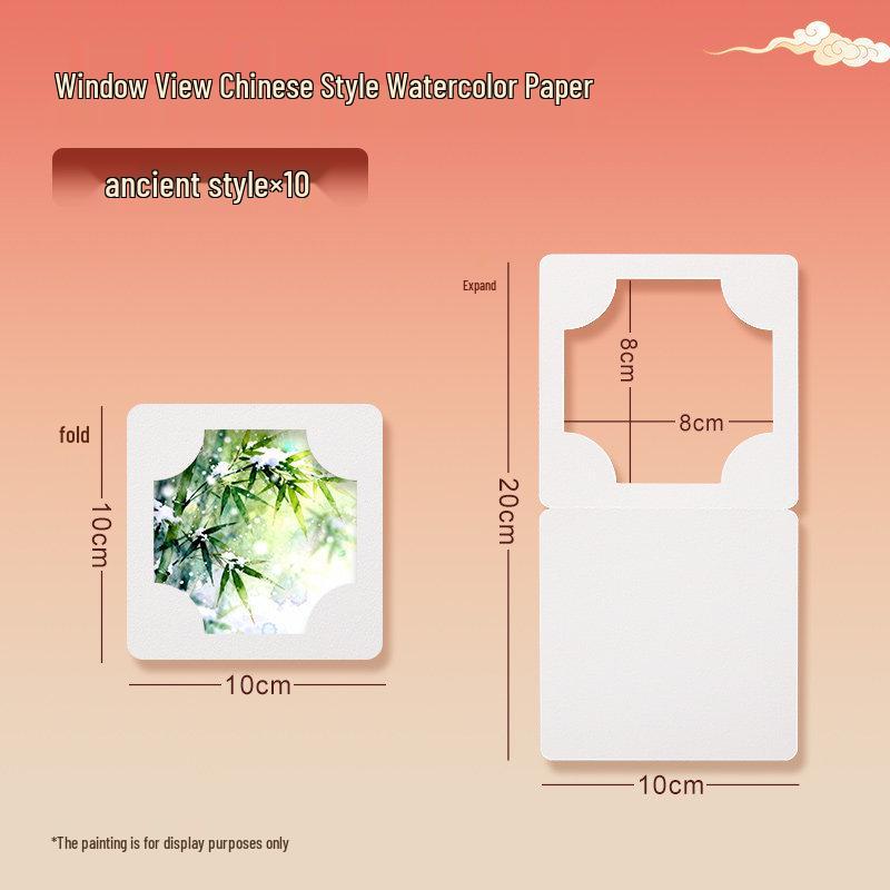 300g Fine Grain Watercolor Paper for Art Students - Thickened for Sketching & Children's Practice