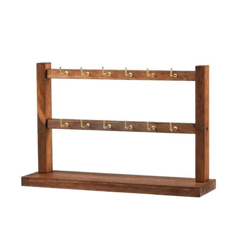 Stabilní konstrukce Stojan na šperky s háčkem Organizér na náramky a náhrdelníky Organizace náušnic