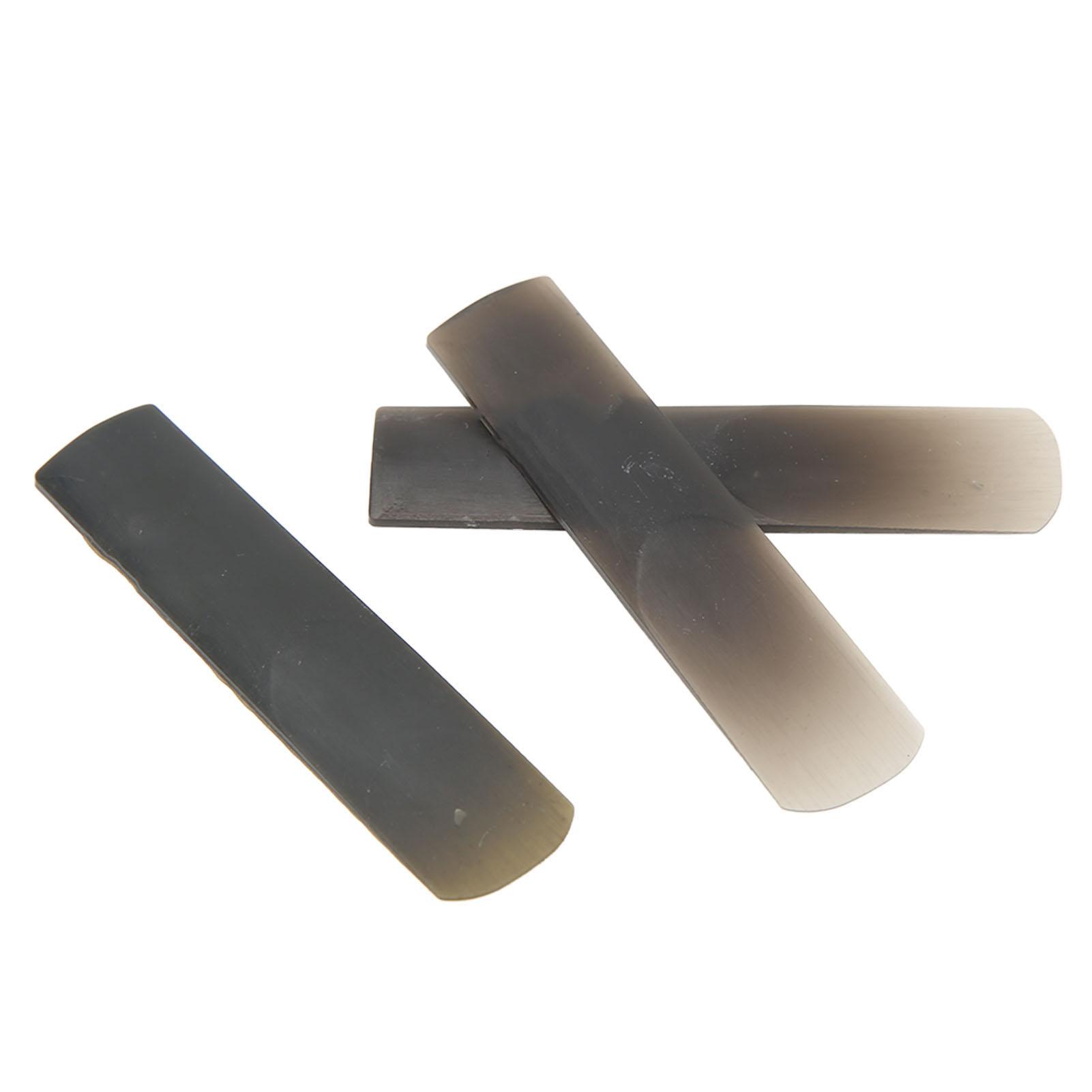 

3 шт. сопрано саксофон трость смола саксофон трости набор аксессуаров для инструмента для замены черный чёрный