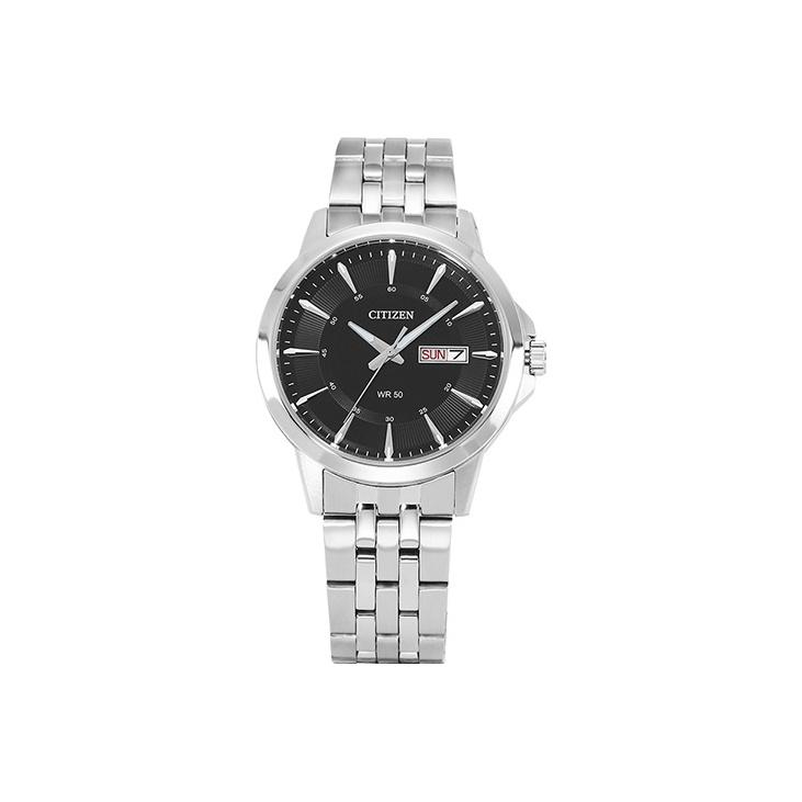 Citizen Series Business Casual Date Quartz Movement Stainless Steel Strap Watch Men watches Black BF2011-51E Black Dial