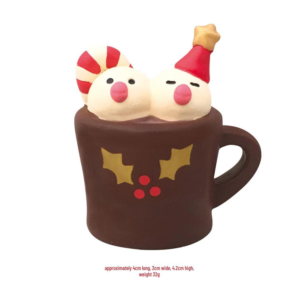 Creative Japanese INS ZAKKA Resin Crafts: Cute Christmas Ornaments & Gifts