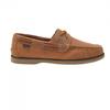 Chatham Mens Leather Stitch Detail Boat Shoes