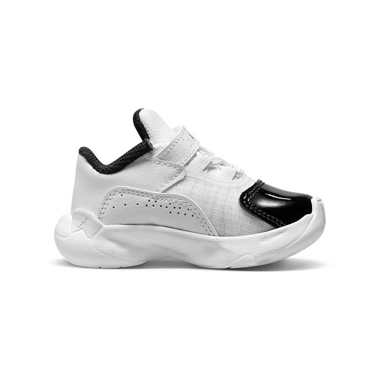 New Jordan Air Jordan 11 CMFT Low Anti Slip Wear Resistant Low Top Toddler Shoes Black White Baby CZ0906-102