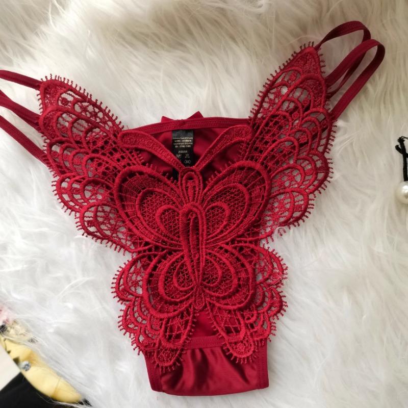 Imitation Pearl Underwear with Massage Beads Sexy Thong Panties for Women Tighten Briefs Comfortable Wear