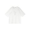 Shuangtian Spring 2026 Plus Size Women's Cartoon Round Neck Short Sleeve T-Shirt W-275