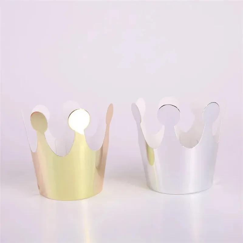 11Pcs/Bag Happy Birthday Party Hats Polka Dot DIY Handmade Cap Crown for kids Birthday Party Photo Props Baby Shower Decoration