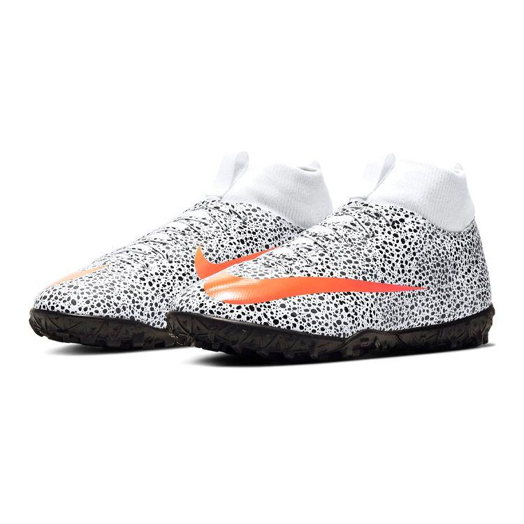 Nike Mercurial Superfly 7 Academy CR7 Safari Comfortable Sports Anti-Slip Shock Absorbing Durable Mid-Top Football Shoes CV3187-180