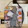 Ratatouille Lunch Bag  Portable Lunch Box Child Picnic Print Cooler Bag Fashion Oxford Thermal Tote Handbags