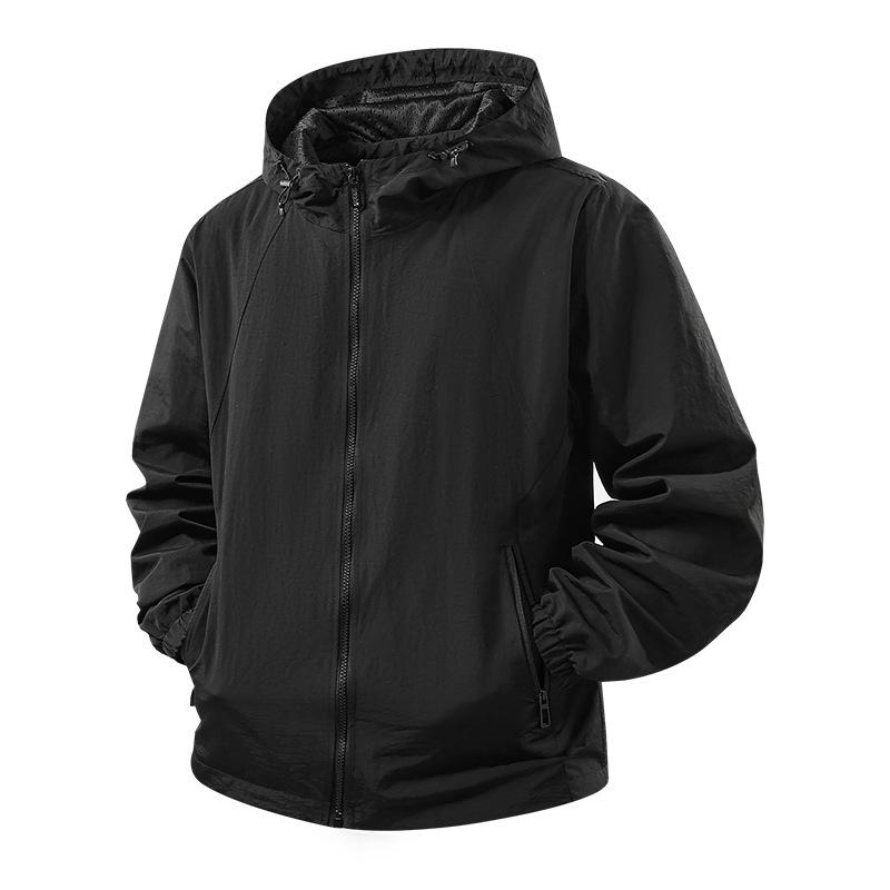 Men's 2025 High-Quality Hooded Jacket - Lightweight Spring/Autumn Casual Outerwear