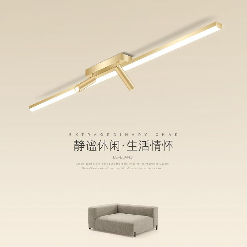 Modern Led Aisle Ceiling Lights with Spotlights Simple for Foyer Corridor Bedroom Lamp Home Decoration Fixture Indoor Lighting