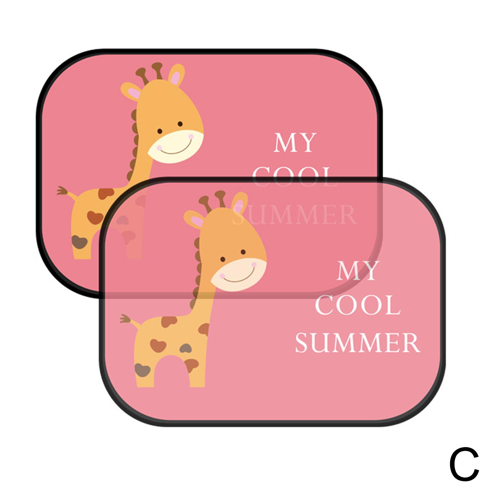 

2 шт. Сонцезахисний навіс для бокового вікна автомобіля з мультяшним візерунком, захисний захисний захисний навіс від сонця, складаний автомобільний чохол для дитини, дитини, дитячого автомобіля