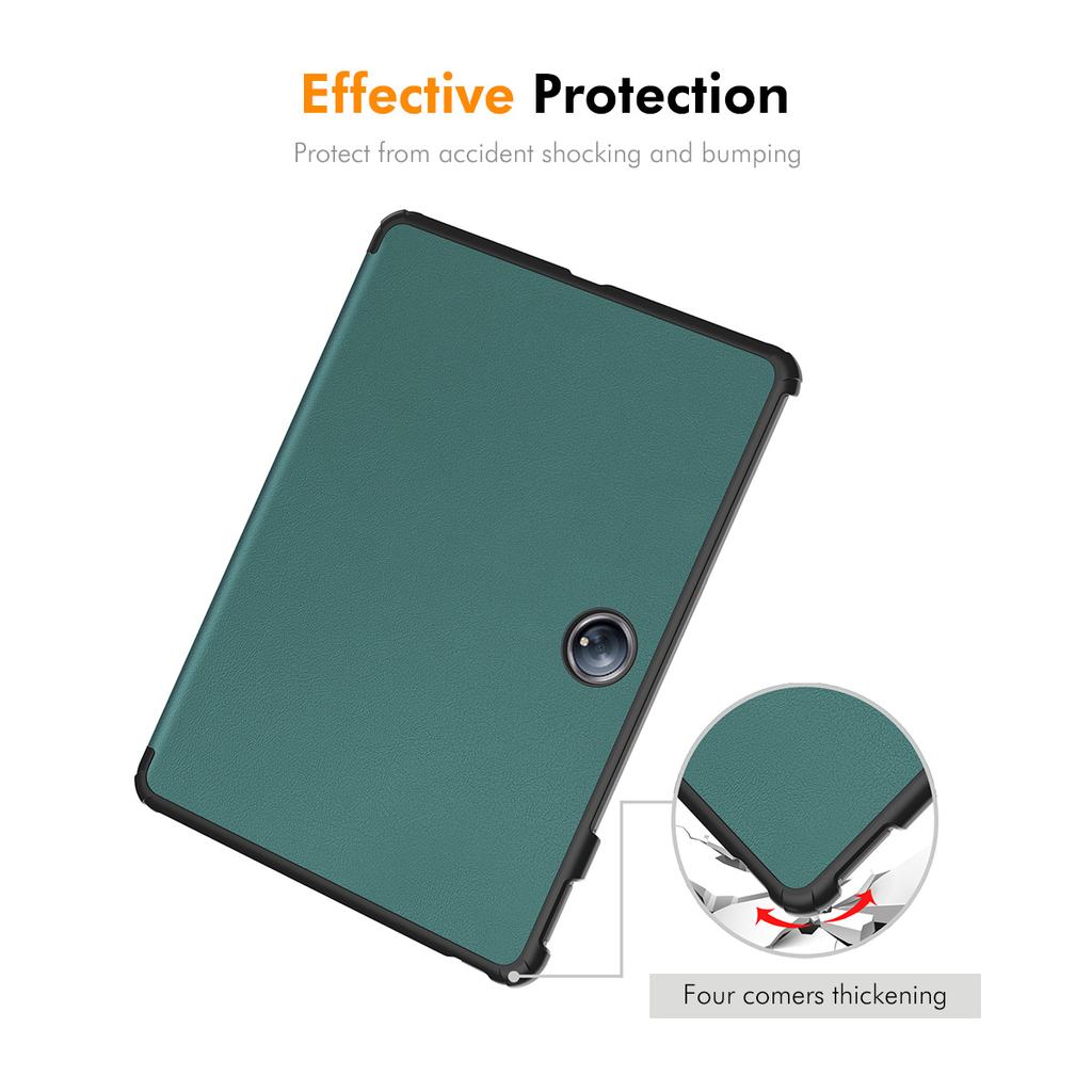 For OnePlus Pad Pro/OnePlus Pad 2 ENKAY HAT PRINCE Trifold Stand Cover PU Leather+PC Tablet Case
