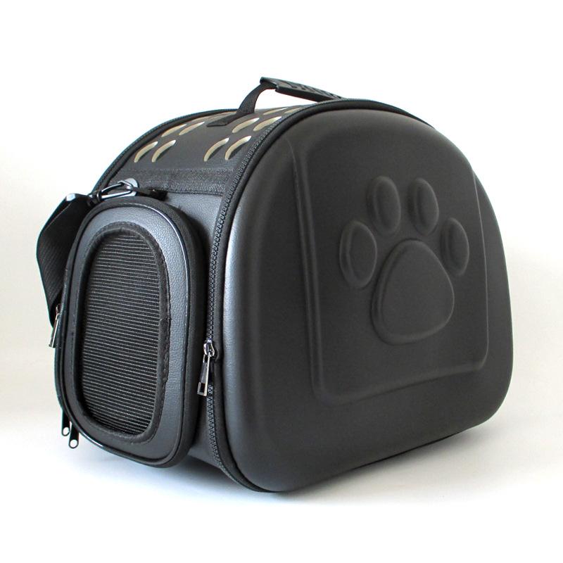 Foldable & Breathable Pet Carrier: Portable Handheld Cat and Dog Backpack/Cage