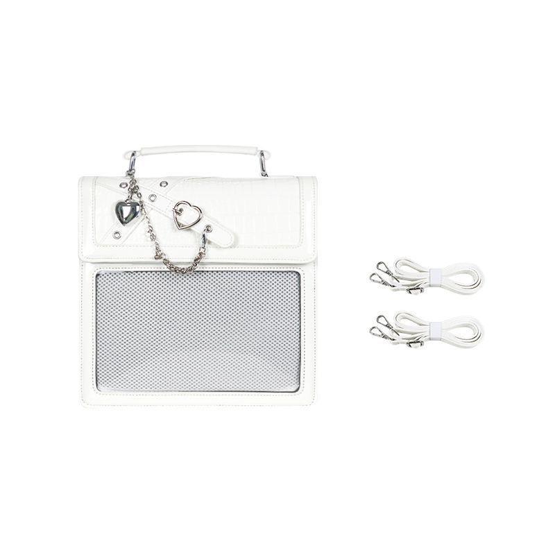 

Trend original subculture Gothic Spice Girl transparent two-dimensional pain bag girl [Spade Party]