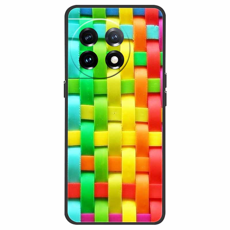 Für OnePlus 11 Hülle OnePlus11 5G Stoßfest Weiches Silikon TPU Rückseite für OnePlus 11 One Plus 11 5G Handyhüllen Niedliche Katze Wolf
